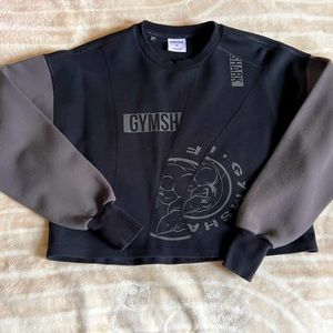 Gym shark cropped sweater